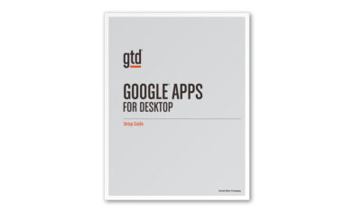 GTD Google Apps for Desktop Setup Guide