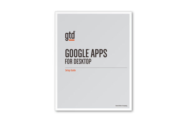 GTD Google Apps for Desktop Setup Guide