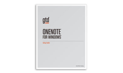 GTD Onenote for Windows Setup Guide