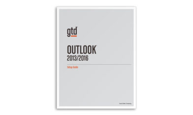 GTD Outlook for Windows Setup Guide