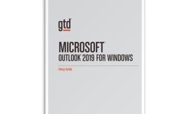 GTD and Outlook for Windows